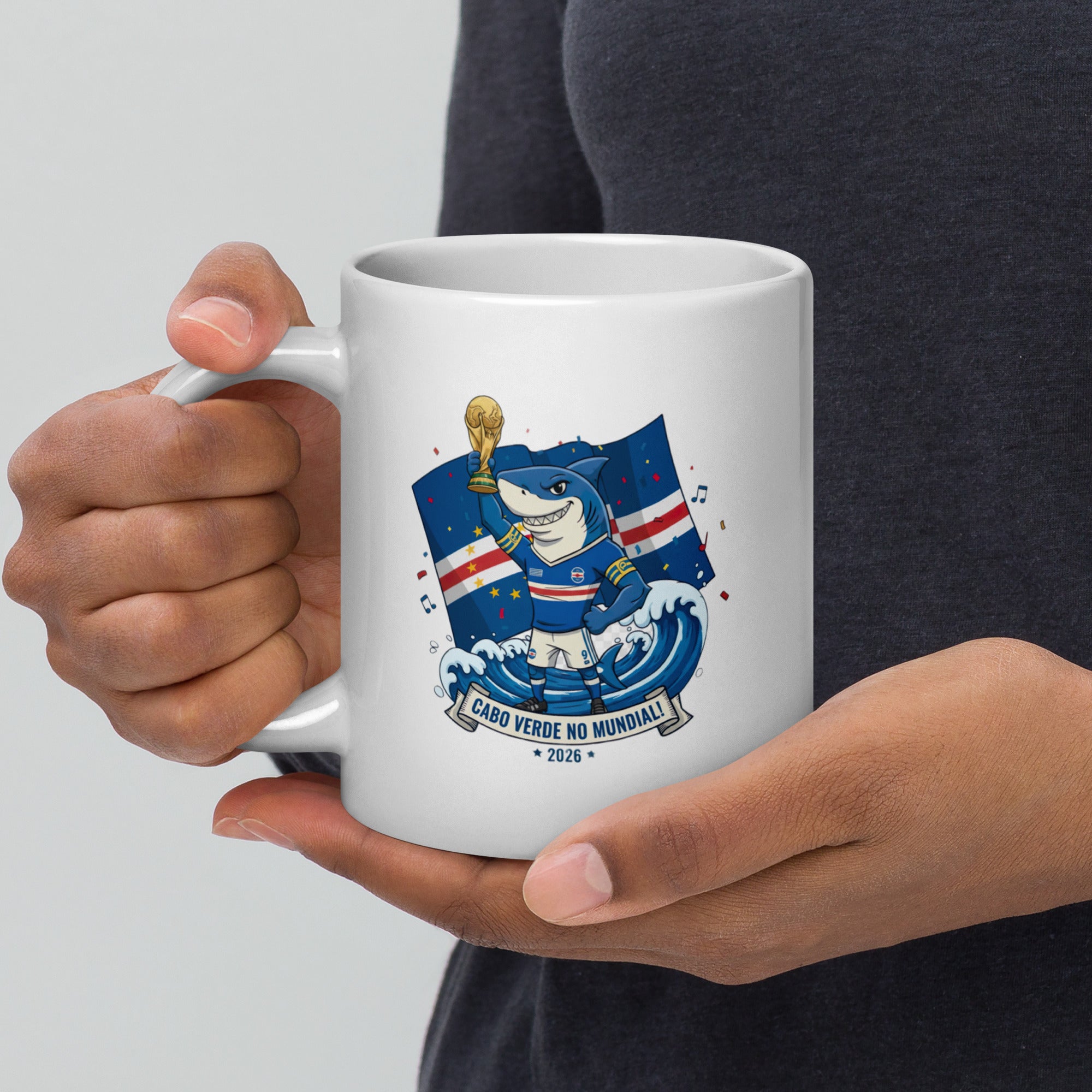 Caneca Cabo Verde no Mundial